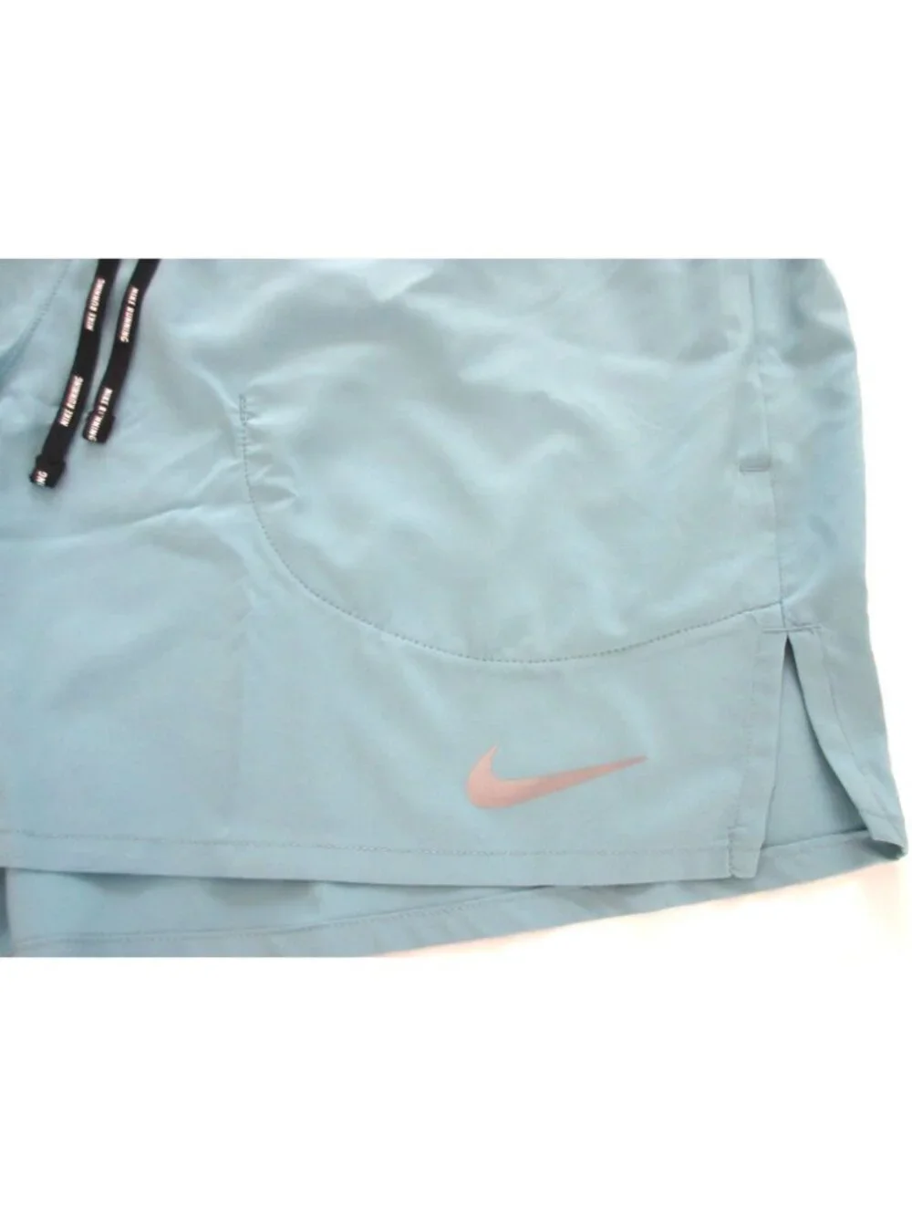 Nike Men's Dri-FIT Flex Stride 5 inch Running Shorts Denim Turquoise Blue NWT